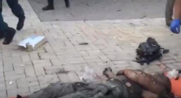 Появилось видео с места взрыва Захарченко