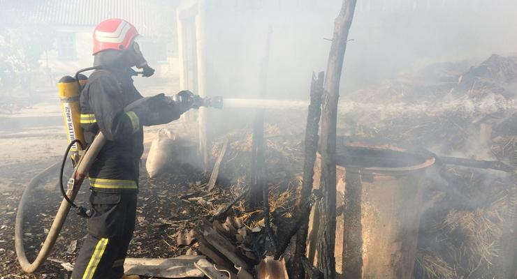 В Кировоградской области сгорел ребенок
