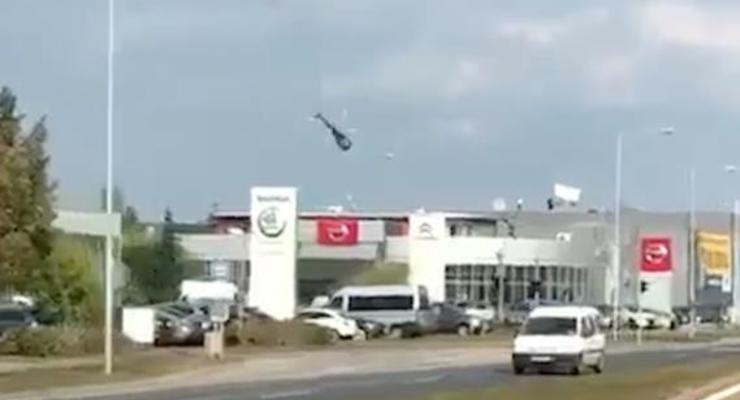 В Чехии разбился вертолет