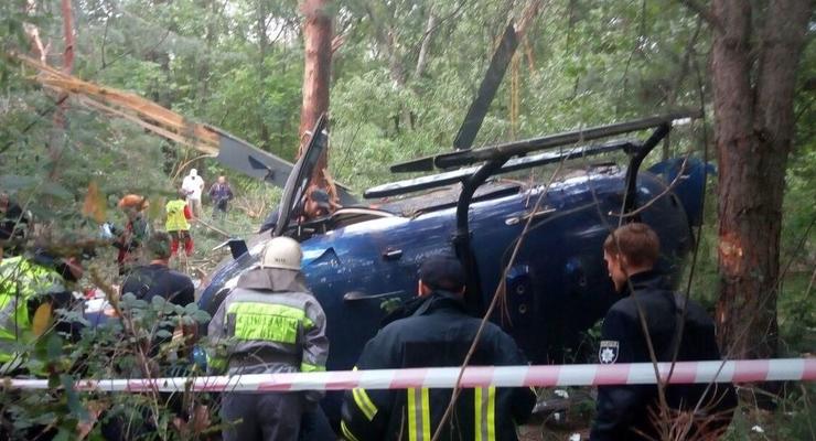 Падение вертолета в Киеве: владельцем оказался миллионер из команды Порошенко