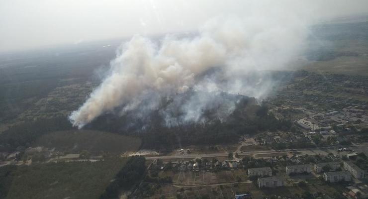 Лесной пожар в Харьковской области ликвидировали