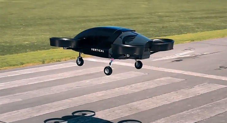 В Британии показали прототип летающего такси
