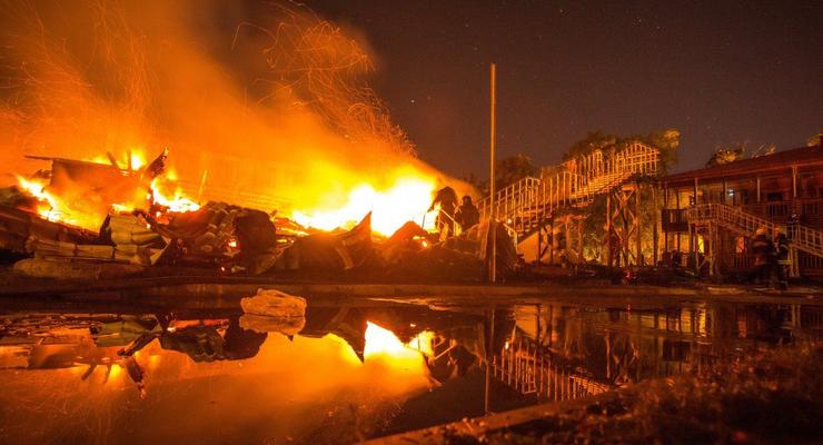 Пожар в лагере Виктория: на пепелище нашли человеческие останки спустя год
