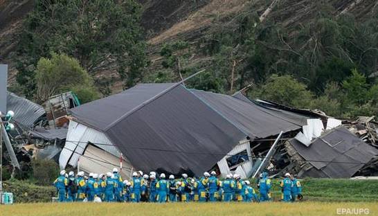 Сильное землетрясение произошло у берегов Японии