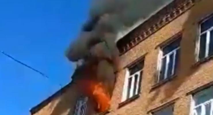В Хмельницком загорелась школа