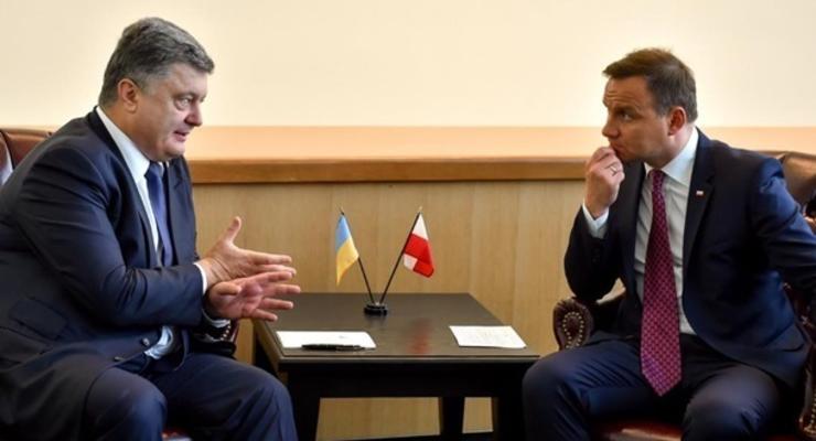В США Порошенко обсудил с Дудой ситуацию в Украине