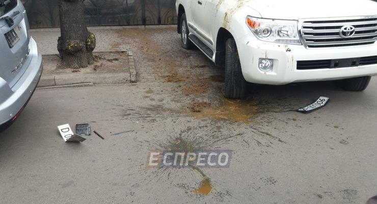 В Киеве напали на автомобили дипломатов РФ