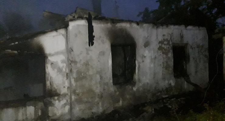 При пожаре в Николаевской области сгорел мужчина