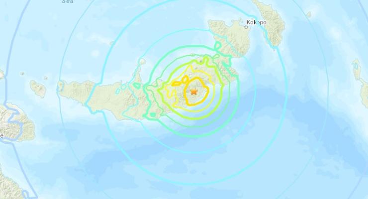 У берегов Папуа-Новой Гвинеи произошла серия землетрясений