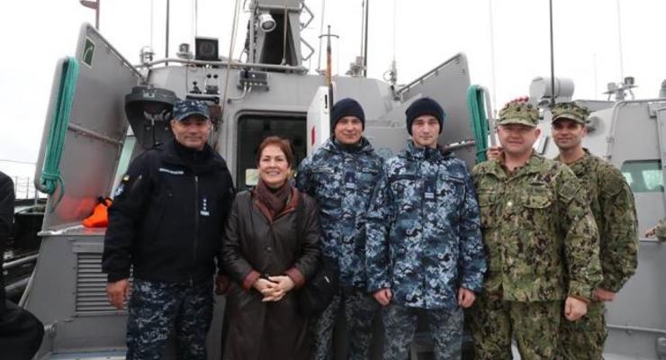 Посол США посетила базу ВМС Украины