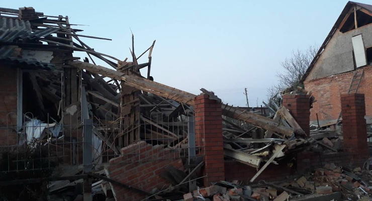 Под Харьковом взрыв газа разрушил частный дом