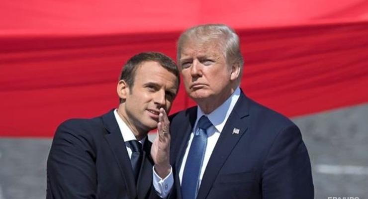Париж отреагировал на критику Трампа в сторону Макрона