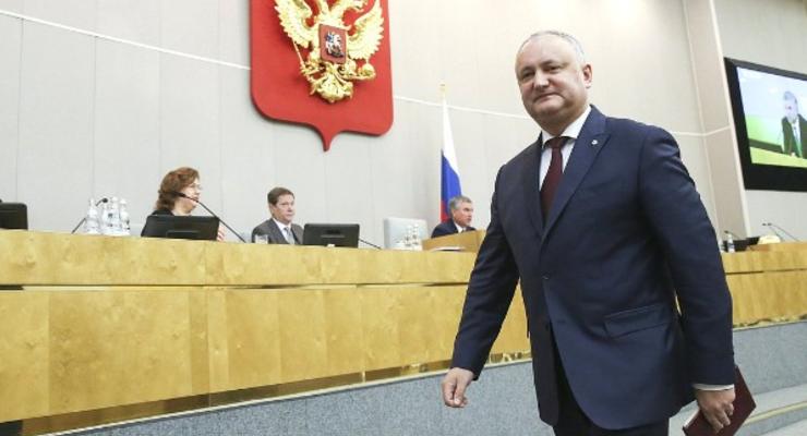 Додон в Госдуме РФ божился защитить русский язык в Молдове