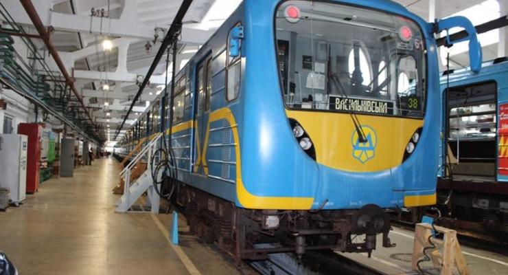 В киевском метро запустили необычный поезд