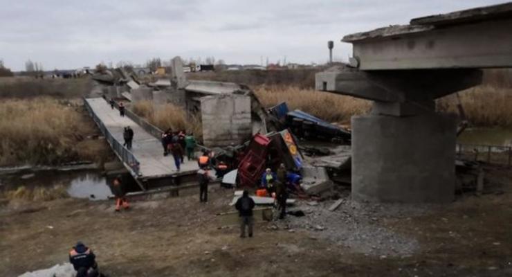 В России обвалился мост: шесть пострадавших