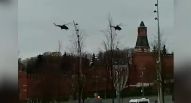 Вертолеты над Кремлем: ФСО России через 12 часов дала комментарий