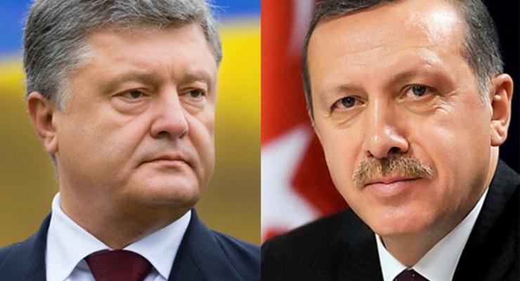 Эрдоган пообещал Порошенко поднять вопрос российской агрессии на саммите G20