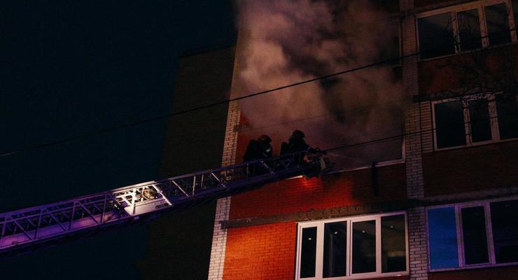 В Тернополе произошел пожар в многоэтажном доме, есть пострадавшие
