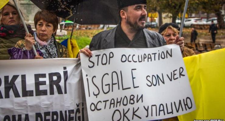 В Стамбуле прошел митинг в поддержку Украины
