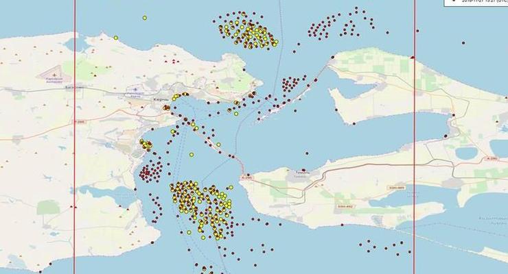 В Керченском проливе скопилось более 420 судов - МинВОТ