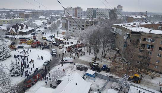 Пострадавший во время взрыва в Фастове выпал с пятого этажа