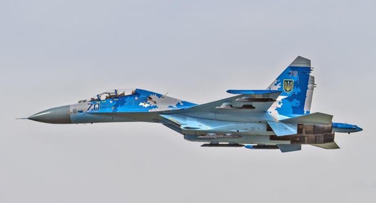 В Украине разбился истребитель Су-27