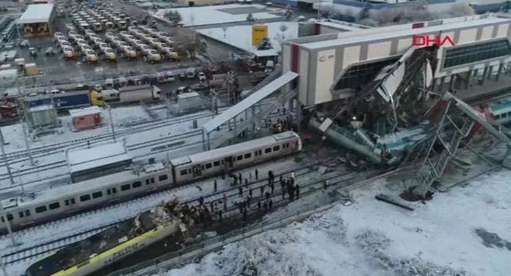 Авария с поездом в Анкаре: задержаны девять человек