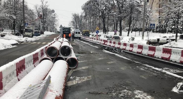 В Киеве впервые ремонтируют Чернобыльскую улицу