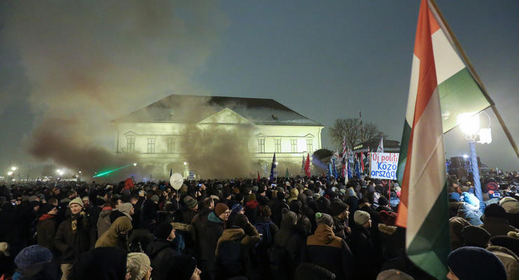 В Венгрии продолжились протесты