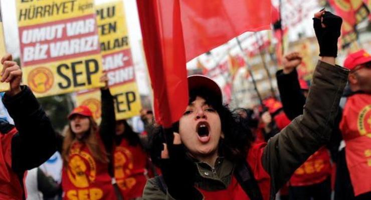 В Стамбуле прошла крупная акция протеста