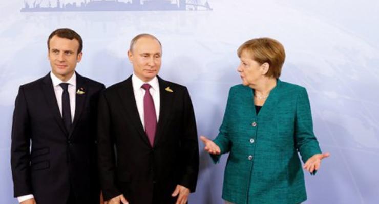 Меркель и Макрон требуют от РФ освобождения украинских моряков