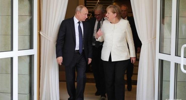 Меркель и Путин обсудили вопросы Украины и Сирии