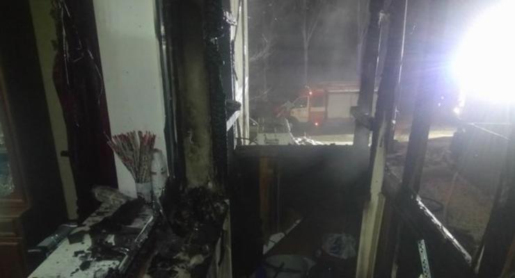 В Запорожье из-за петарды сгорела квартира