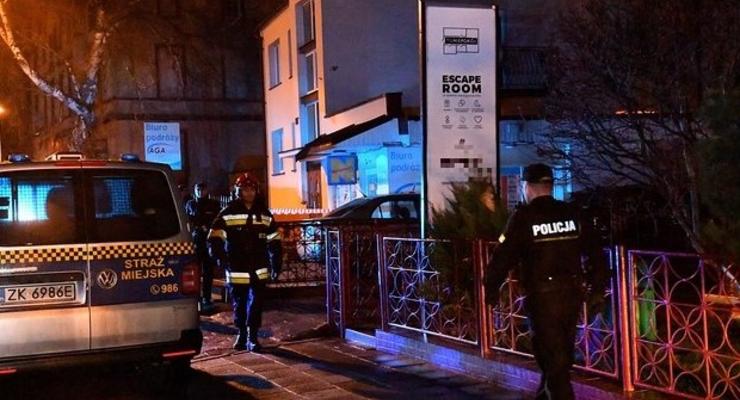 В Польше из-за пожара в квест-комнате погибли пять девочек