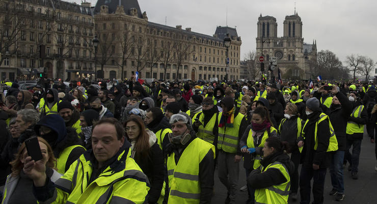 Протесты в Париже: задержаны 103 участника