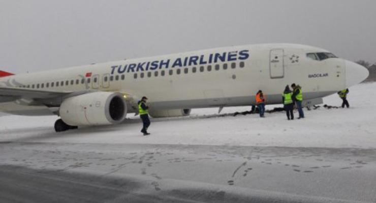 В аэропорту Львов произошла аварийная ситуация с самолетом