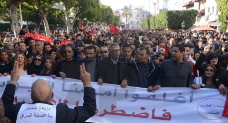 Всеобщая забастовка в Тунисе вызвала масштабный коллапс