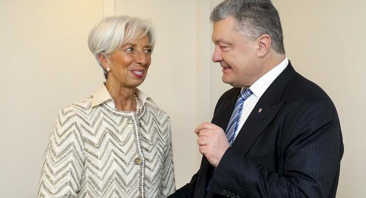 Порошенко встретился с главой МВФ в Давосе