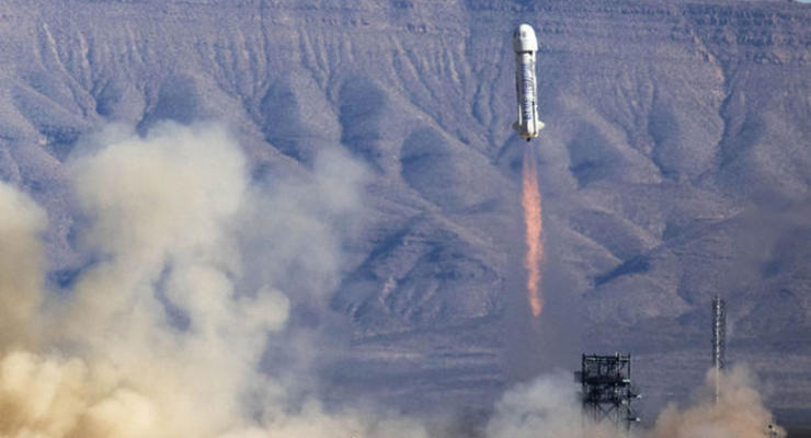 Миллиардер Безос запустил необычную ракету