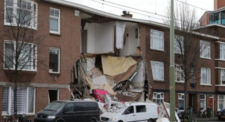 В Гааге при взрыве обрушилось несколько жилых домов