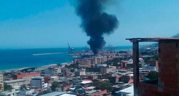 В порту Венесуэлы прогремел взрыв