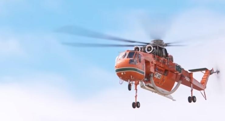 В Австралии упал вертолет во время тушения пожара