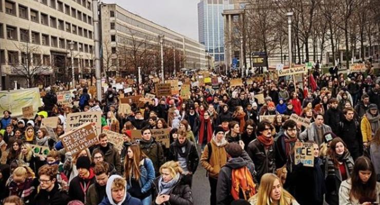 В Бельгии проходит марш в защиту климата