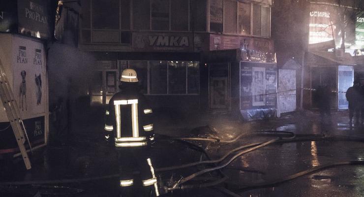 В Киеве на Дарнице горели МАФы