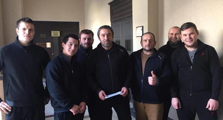 Суд в Тбилиси отпустил побратимов Семенченко под залог