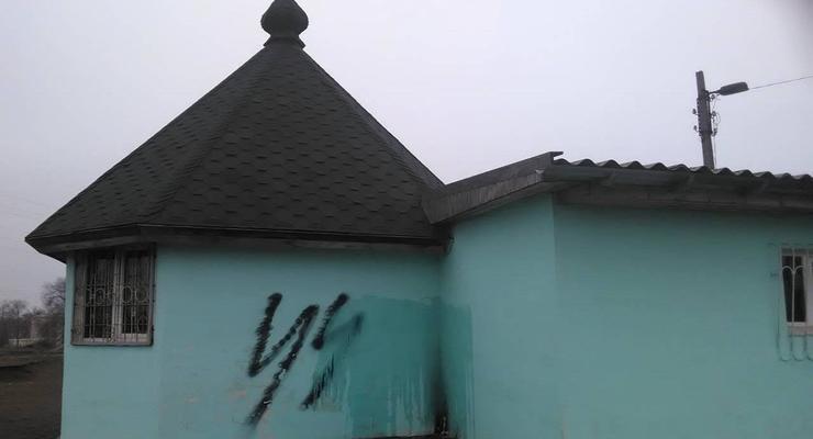 В Запорожье осквернили церковь УПЦ МП