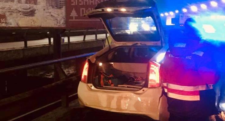 В Киеве нетрезвый чиновник совершил ДТП и травмировал патрульную