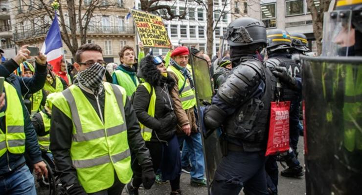 Протесты в Париже: 36 задержанных