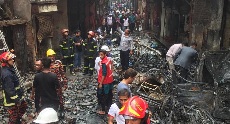 Пожар в Бангладеш: число погибших превысило 80 человек