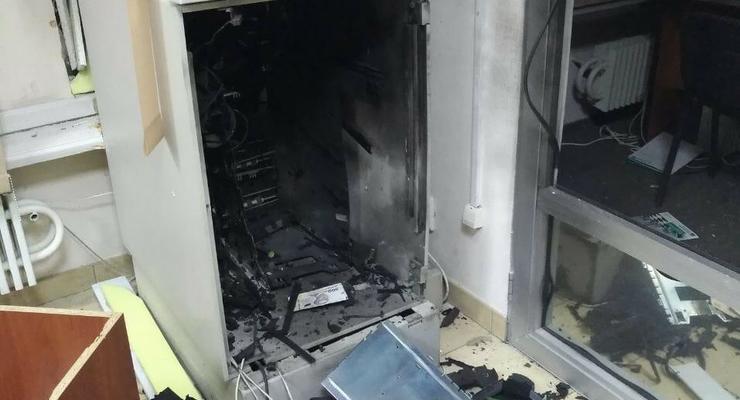 В Харькове злоумышленники взорвали два банкомата